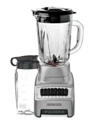 Licuadora Black & Decker Pulverix Mod BL-1140MS Plata 12vel. 700W