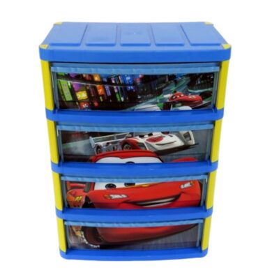 Cajonera Lara 4 Gavetas Azul