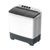 Lavadora 2 Tinas Midea MT100W190W-MX (2) Lavadora Semiautomática 2 Tinas Midea 19kg MT100W190W-MX
