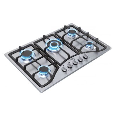 Parrilla Empotrable Zmartech de 5 Quemadores Acero Inox PARGASINOX5QZT