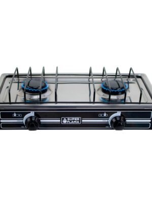 Parrilla de Mesa de 2 Quemadores Superflama 2Q-CA Parrilla de Mesa de 2 Quemadores Superflama 2Q-CA