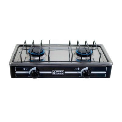 Parrilla de Mesa de 2 Quemadores Superflama 2Q-CA