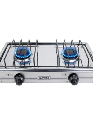 Parrilla de Mesa de 2 Quemadores Superflama 2Q-TA Parrilla de Mesa de 2 Quemadores Superflama 2Q-TA