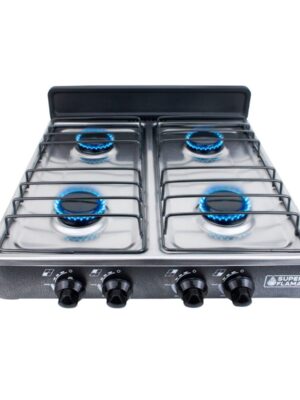 Parrilla de Mesa de 4 Quemadores Superflama 4Q-CA-G Parrilla de Mesa de 4 Quemadores Superflama 4Q-CA-G