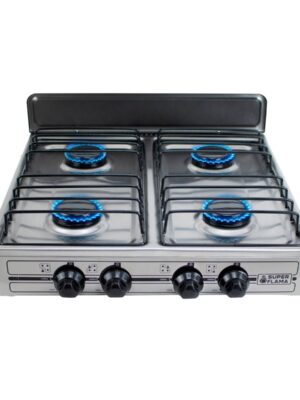 Parrilla de Mesa de 4 Quemadores Superflama 4Q-TA Parrilla de Mesa de 4 Quemadores Superflama 4Q-TA