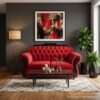 Sala México Terciopelo Rojo